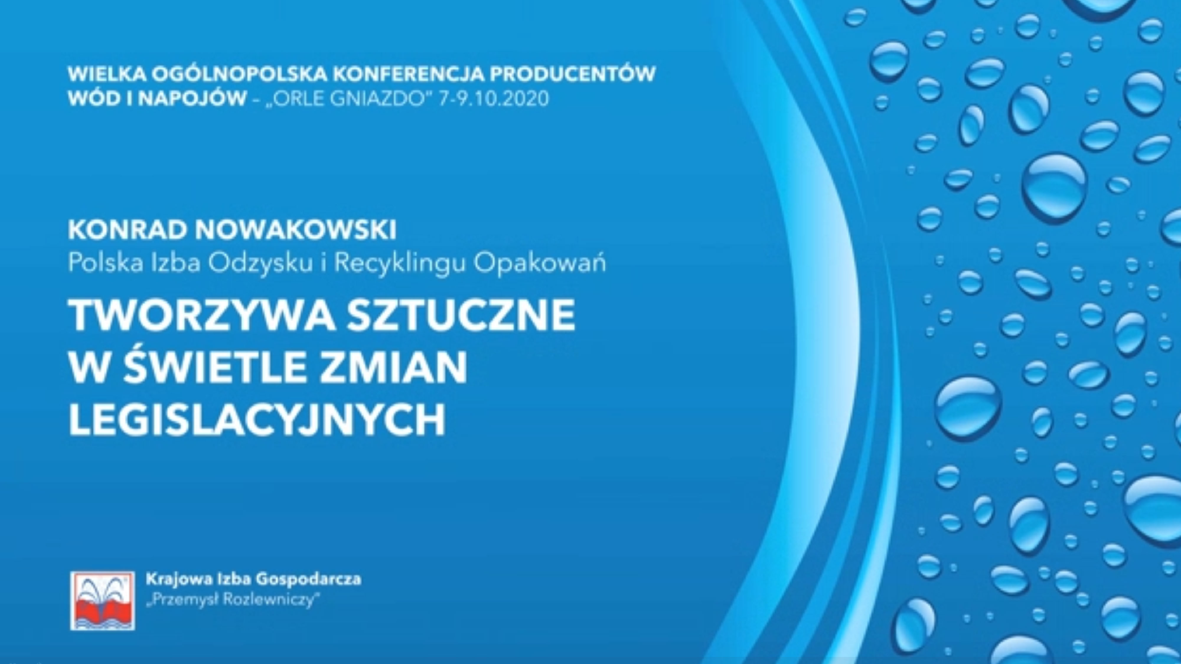 Konrad Nowakowski: “Tworzywa sztuczne w świetle zmian legislacyjnych”